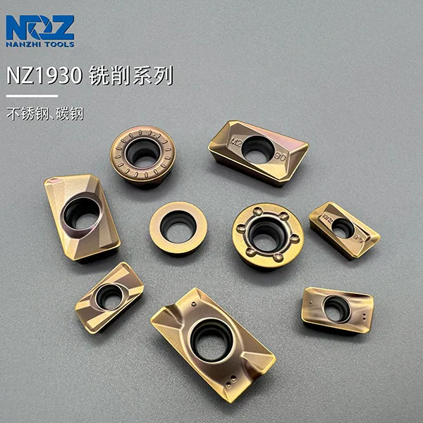 NZ1930 TiSiN Coated Insert | 37GPa | Stainless Steel Precision Milling