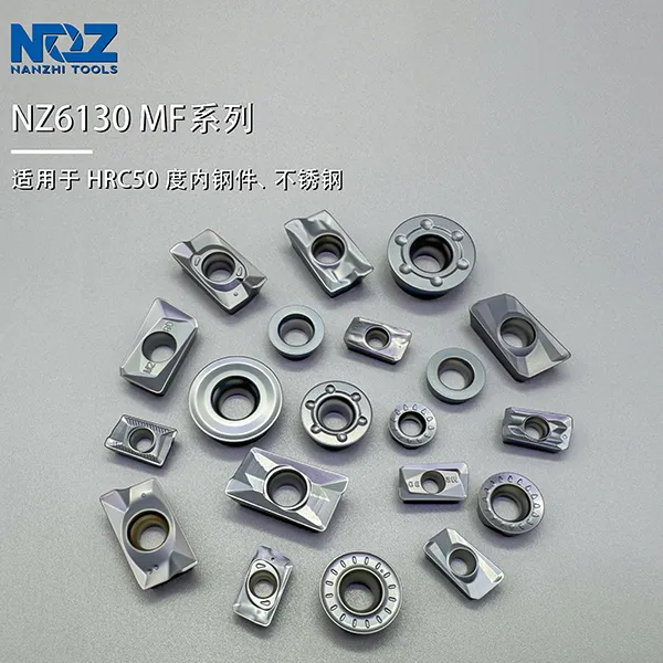 NZ6130 First Gen Milling Insert TiAlN Coated General Steel ≤50 HRC