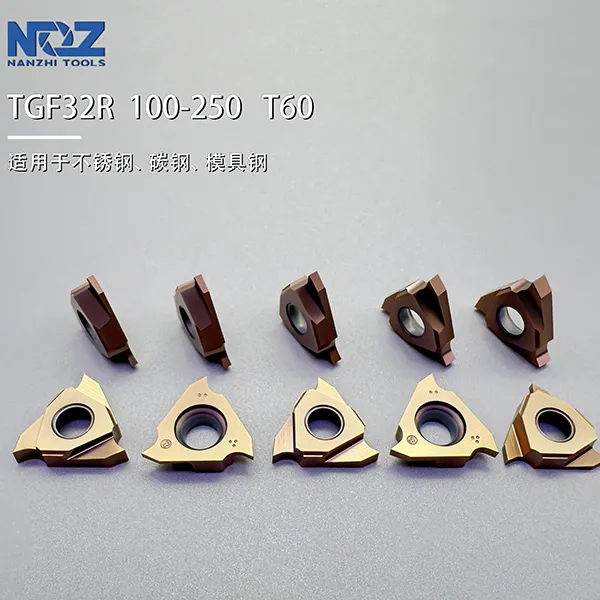 T60 Ultra-Hard Insert 40GPa Nano Coating Hardened Steel (HRC62) Drilling